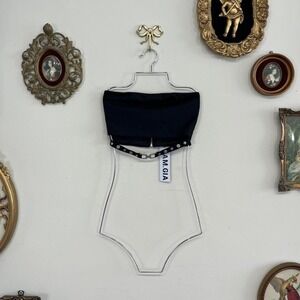 Vintage Y2K I.AM.GIA Black Buckle Strap Tube Top – XS